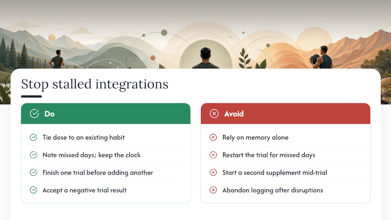 Common causes and fixes for stalled plant supplement integration