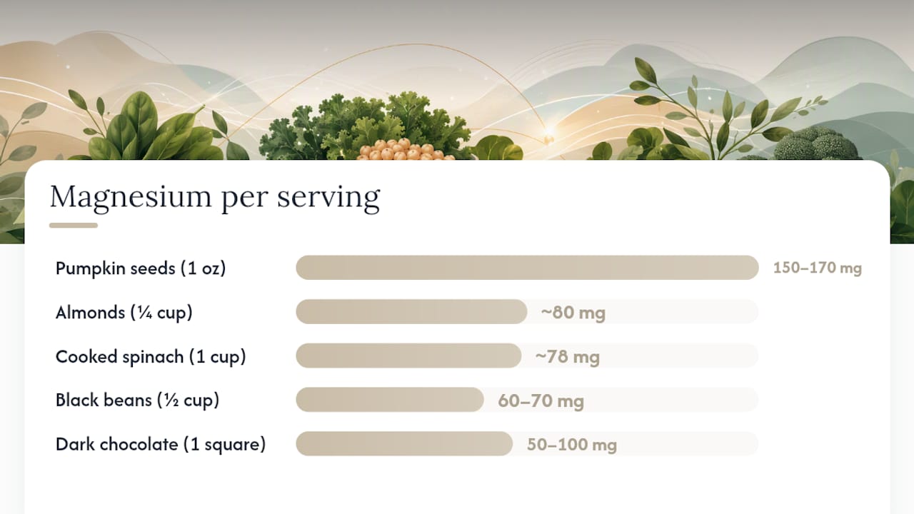 How Much Magnesium Is in a Real Serving? — overview diagram
