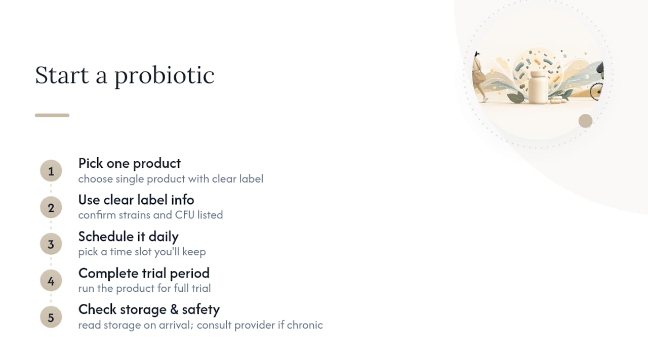 Ready to Add a Probiotic to Your Routine? — overview diagram