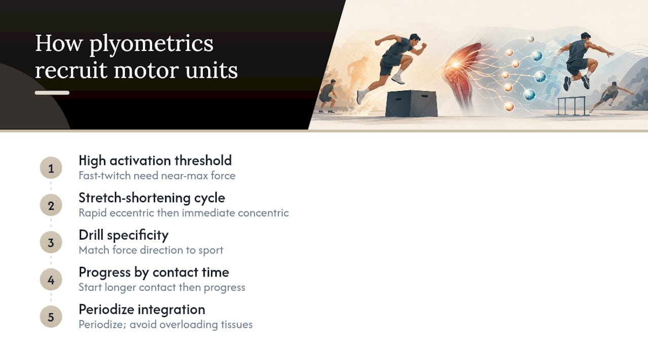 How Do Plyometric Drills Build Motor Unit Recruitment? — overview diagram