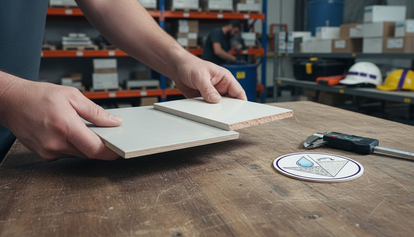 tile warehouse inspection