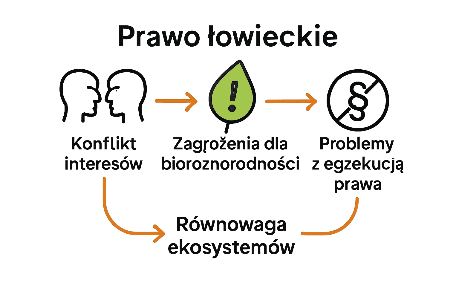 Infografika: porównanie konfliktów, bioróżnorodności i prawa łowieckiego