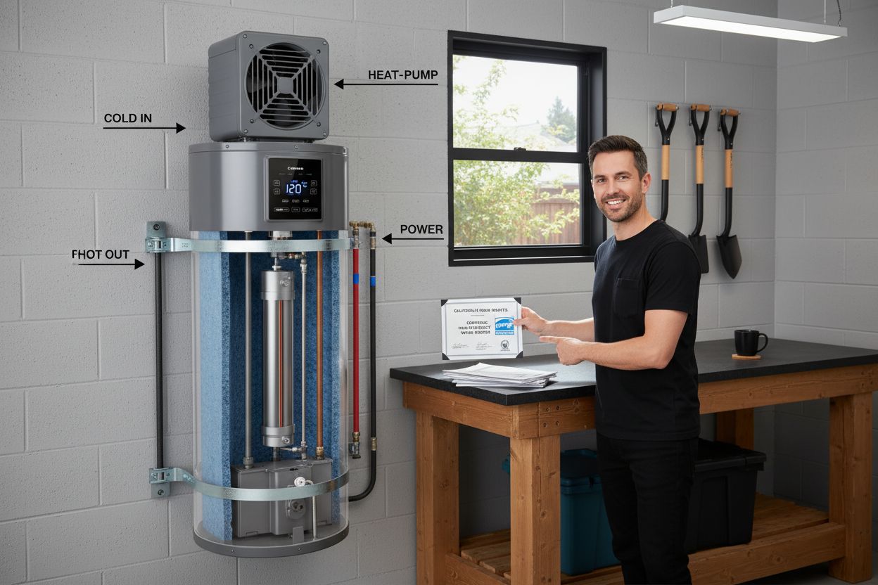 hybrid heat-pump heater