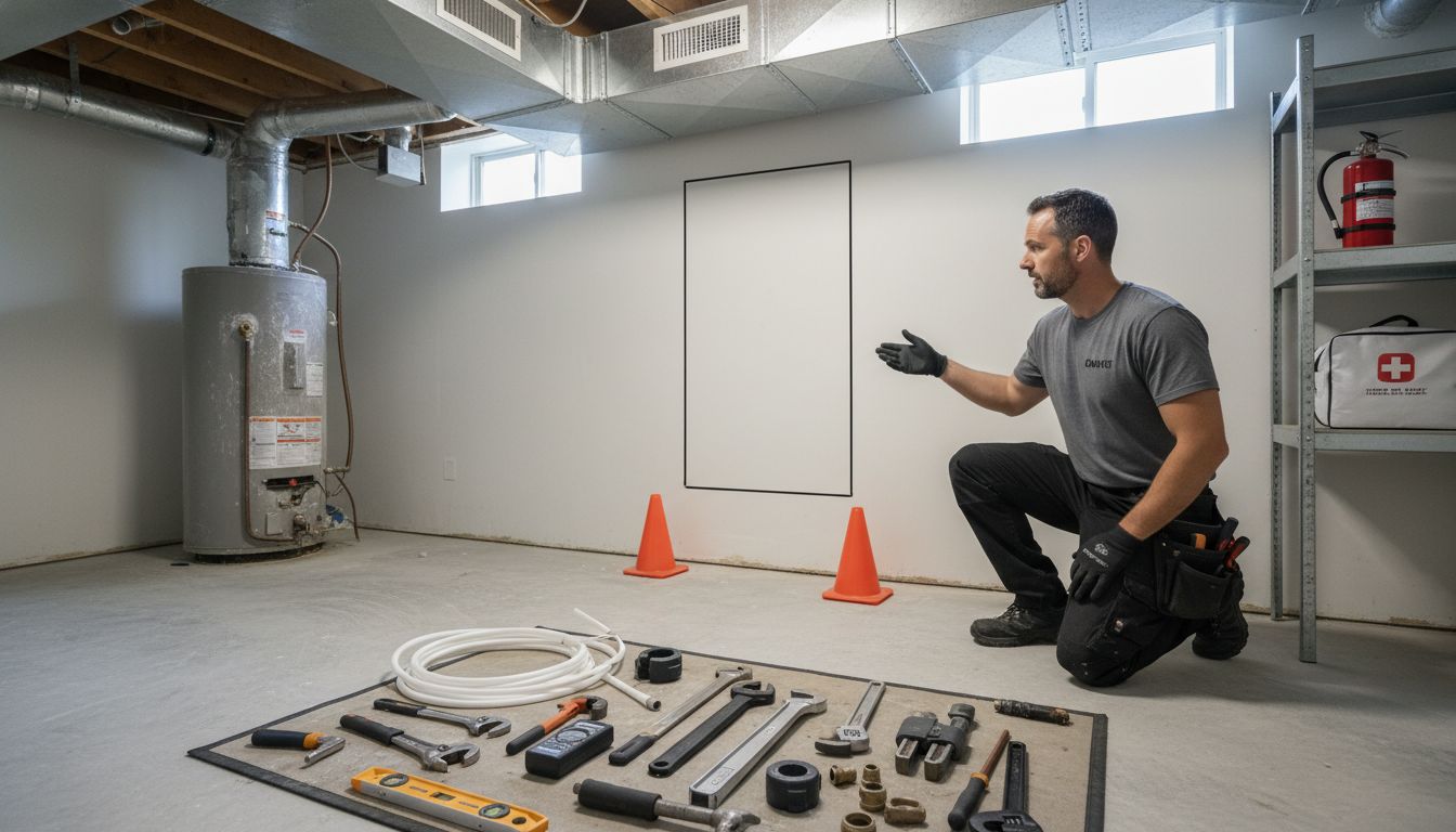 installation area preparation