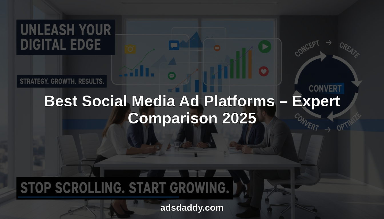 social media ad platforms hero header image