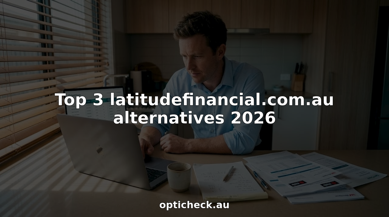 Top 3 latitudefinancial.com.au alternatives 2026 - OptiCheck finance guide