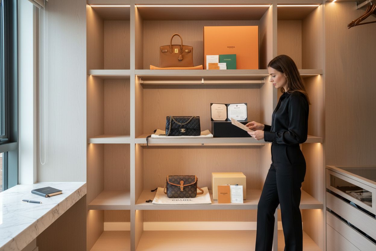 designer bag storage