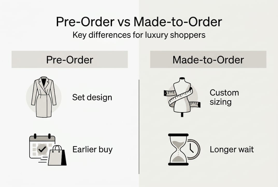 Infographic pre-order vs made-to-order differences