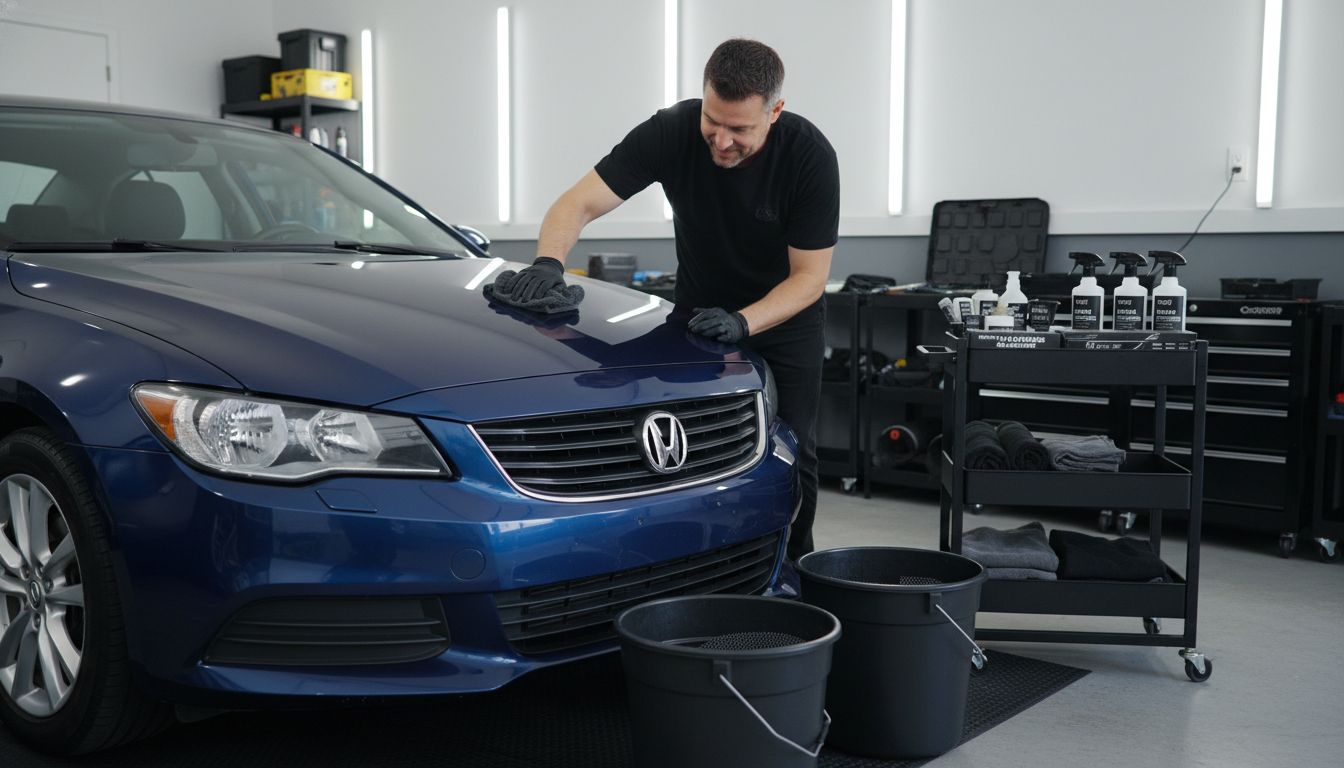 car detailing showroom shine