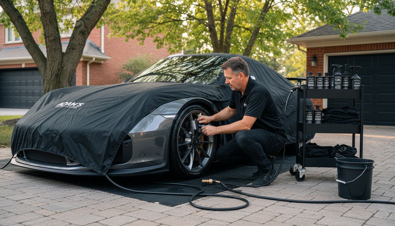 car detailing driveway