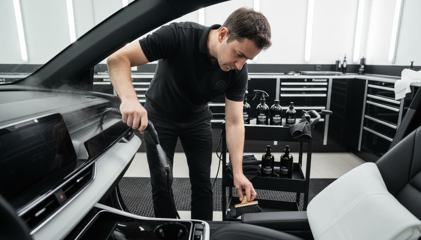 professional car interior detailing
