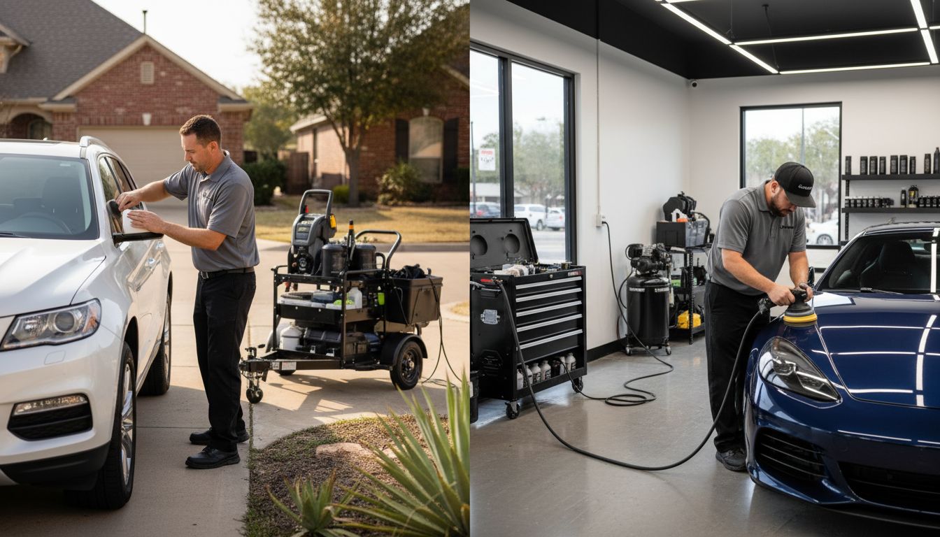 mobile vs traditional detailing