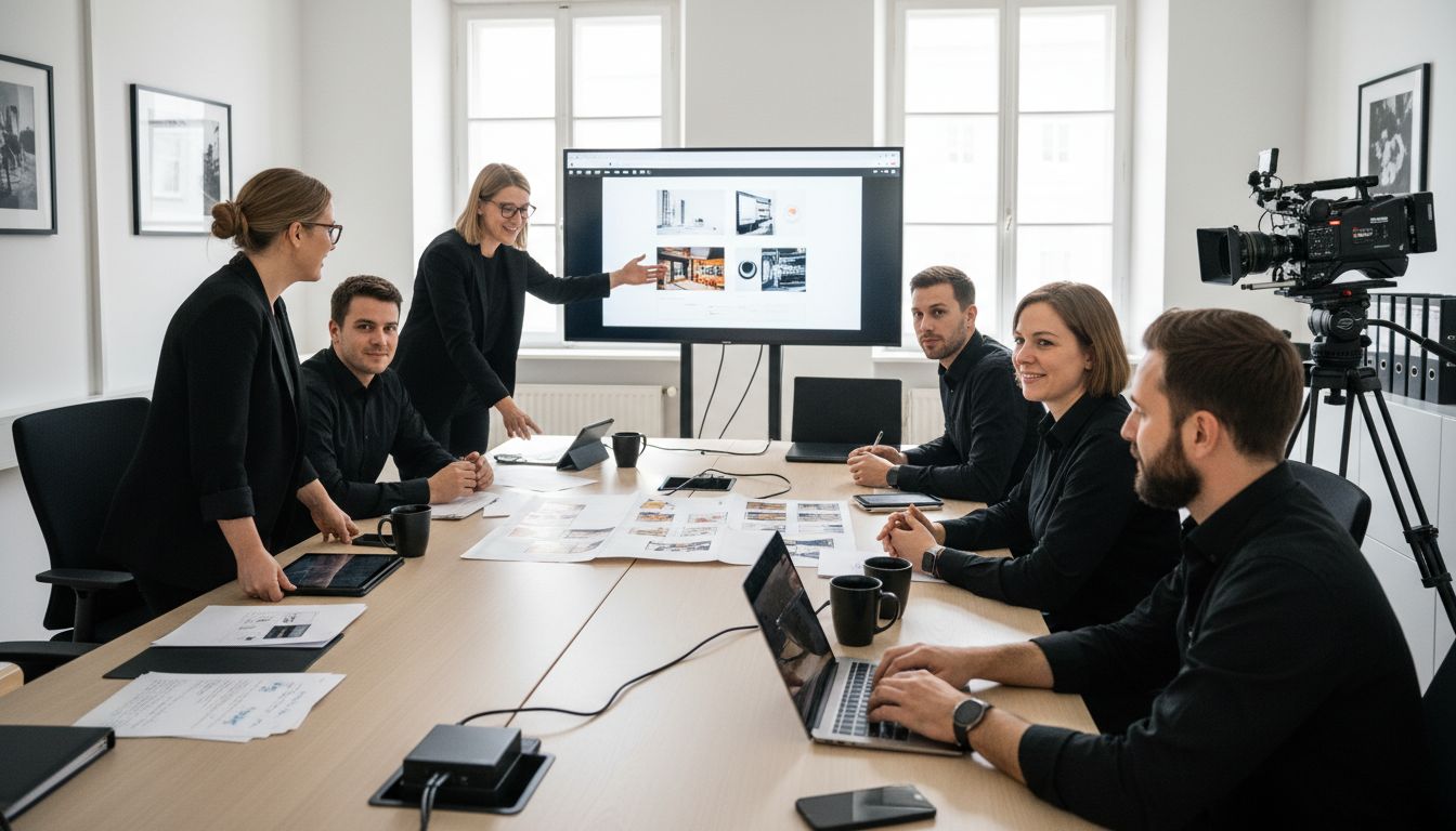 recruitingfilm produktion meeting