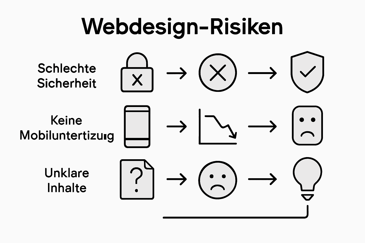 Infografik: Welche Gefahren lauern für Ihre Website – und wie können Sie sich schützen?