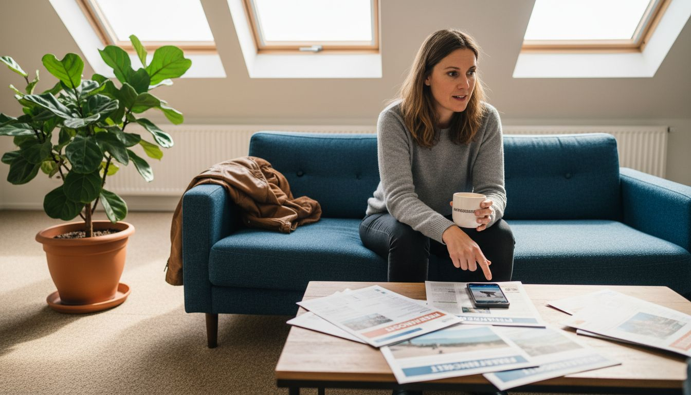 In entspannter Atmosphäre erzählt ein Mitarbeiter seine persönliche Geschichte.