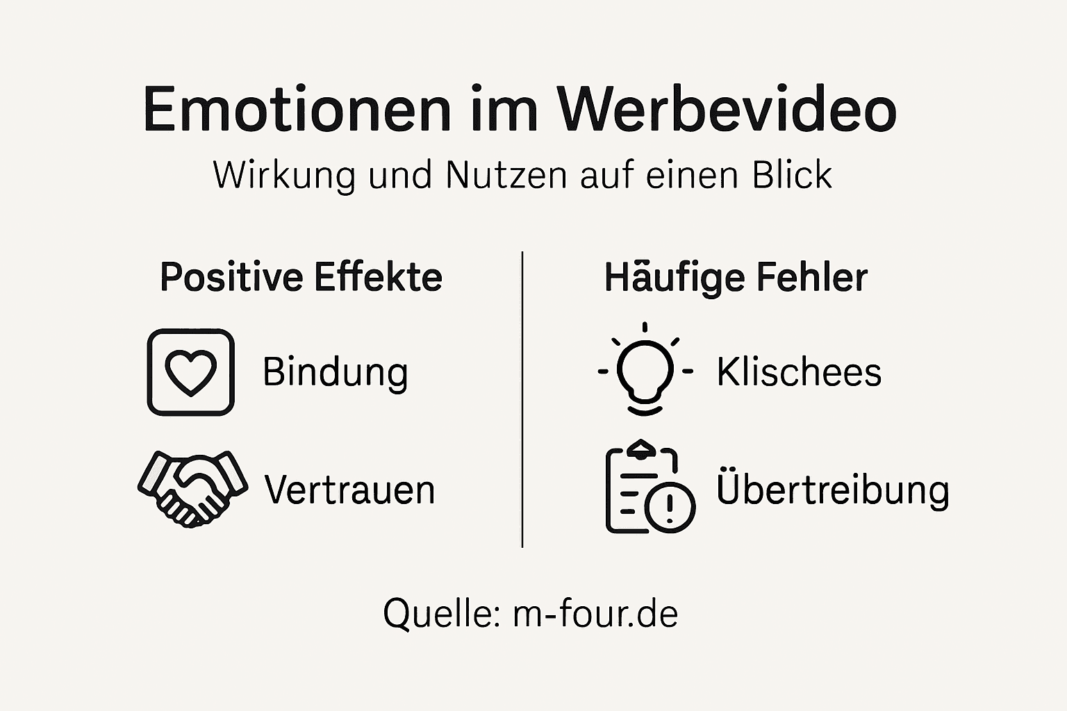 Infografik: Welche Rolle spielen Emotionen in Werbevideos?