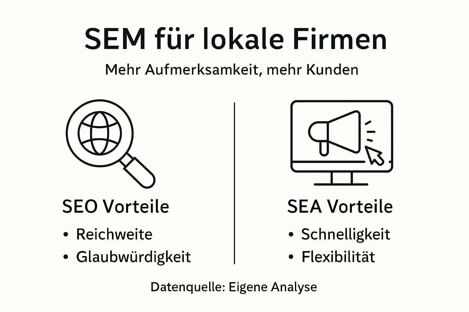 Infografik: So profitieren lokale Unternehmen von Suchmaschinenmarketing (SEM)