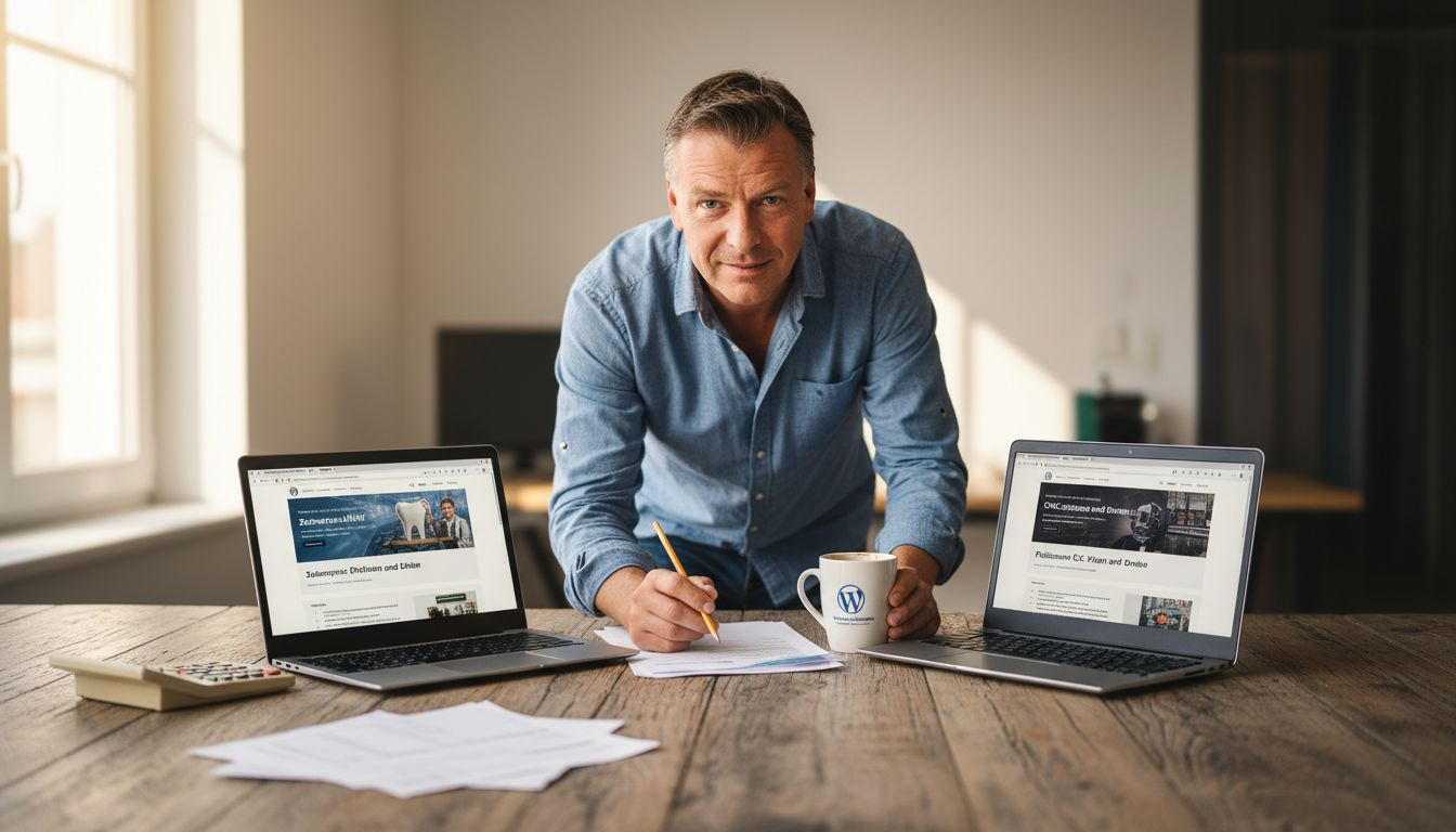 Ein Vergleich von zwei unterschiedlichen Unternehmenswebsites