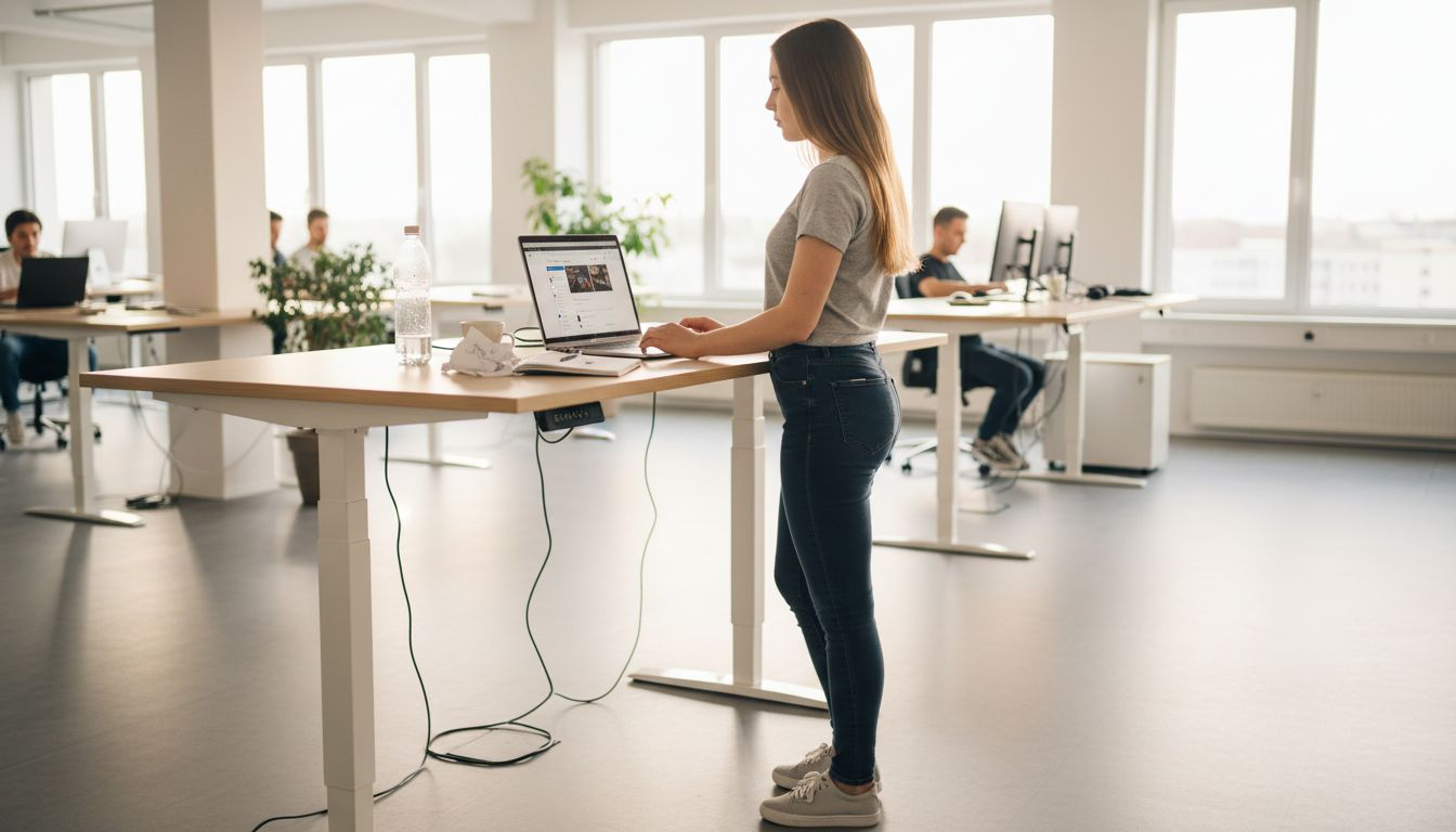 Eine Webentwicklerin überprüft, wie gut die mobile Website für Suchmaschinen optimiert ist.