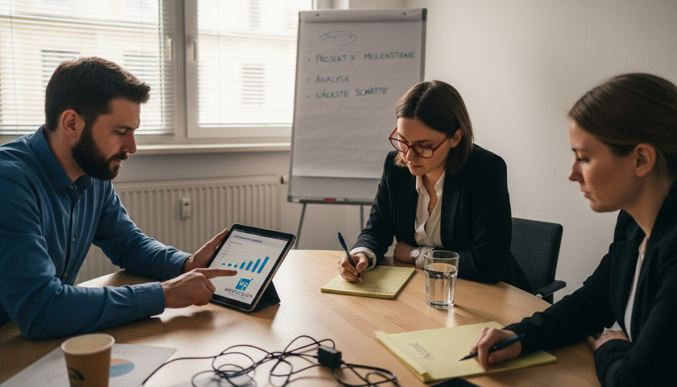 Das SEO-Team bespricht, welche Faktoren sich auf die monatlichen Kosten auswirken.