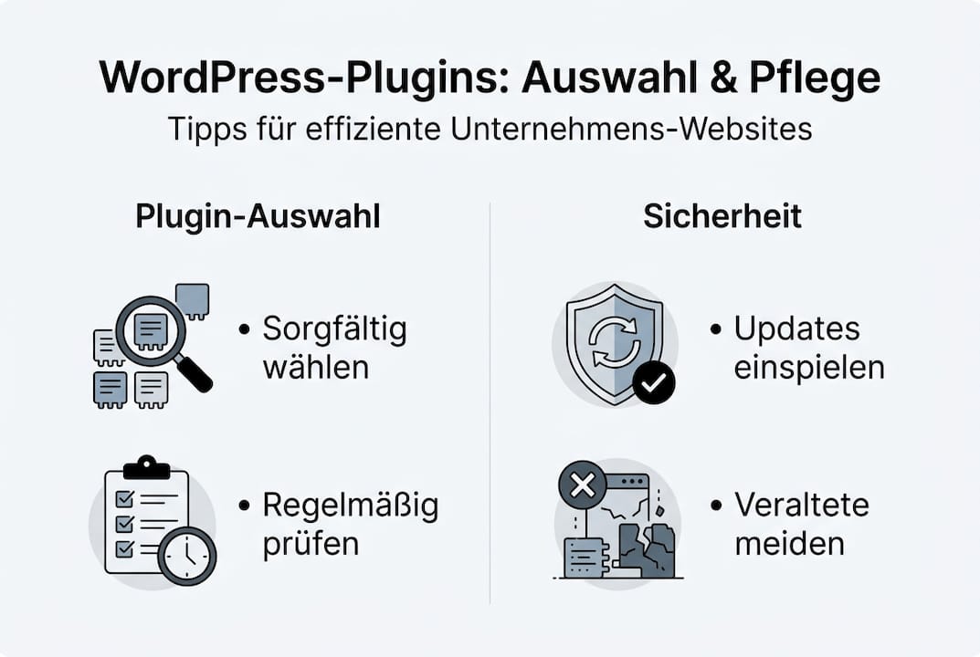 Infografik: So findest und prüfst du sichere WordPress-Plugins