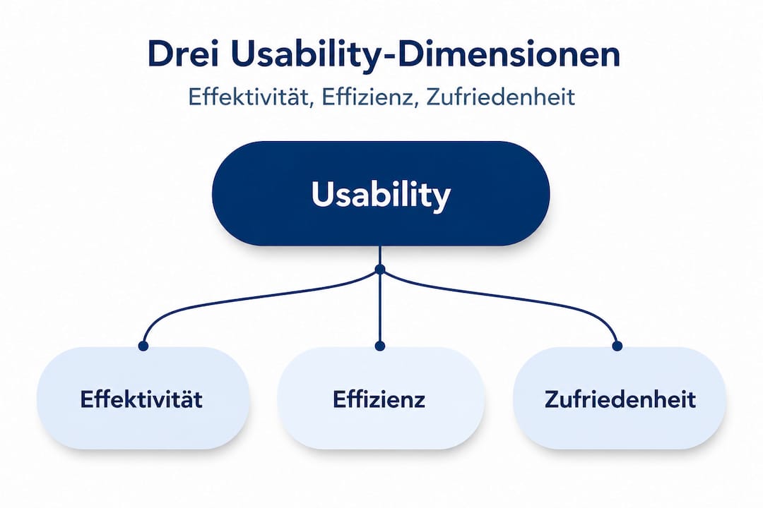 Infografik: Die drei Ebenen der Usability-Hierarchie