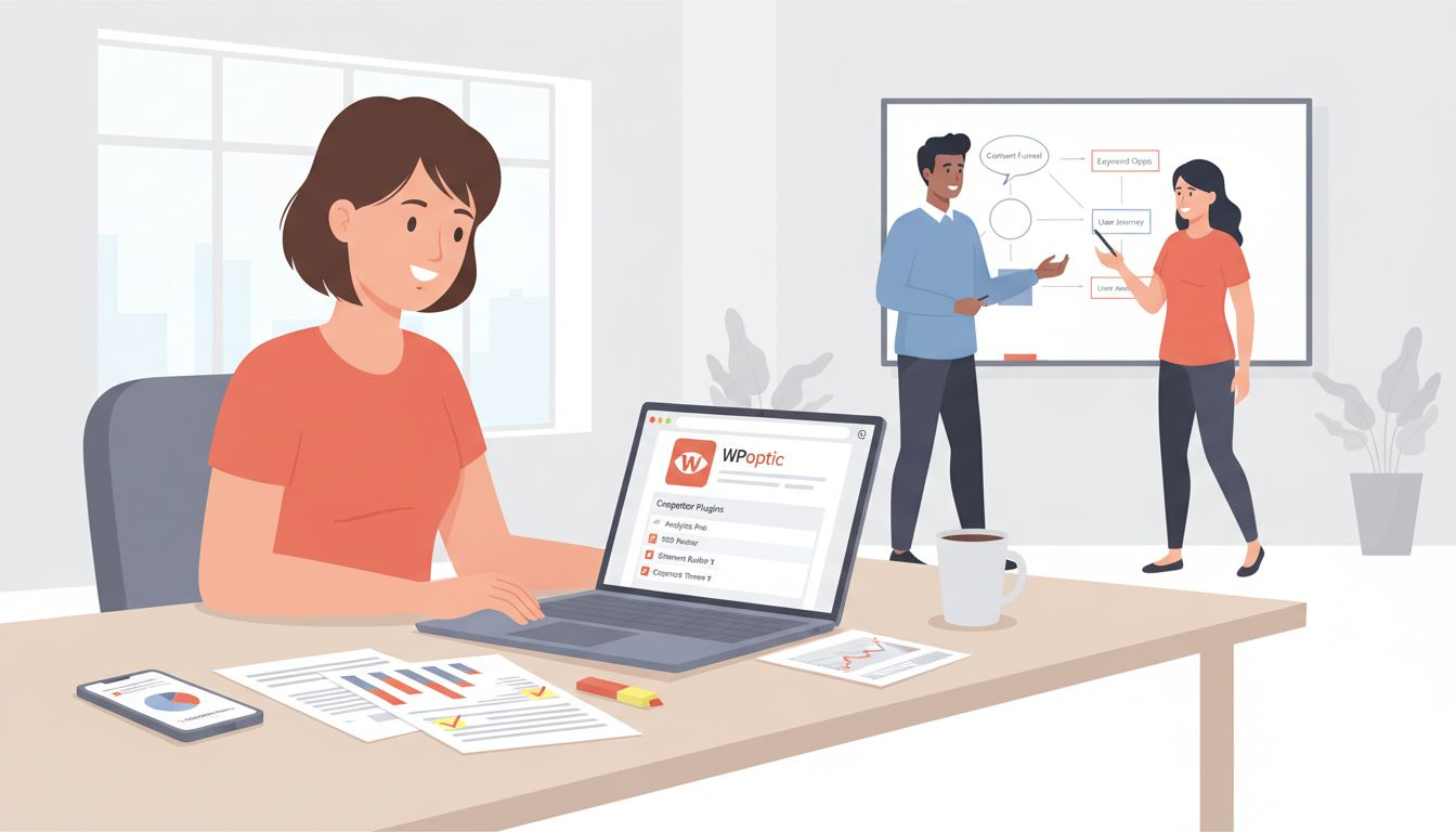 WordPress competitor analysis workspace