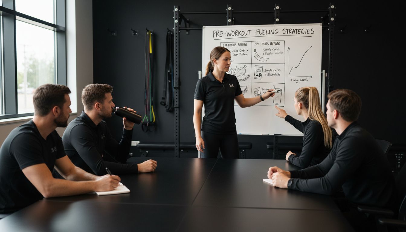 pre-workout timing education