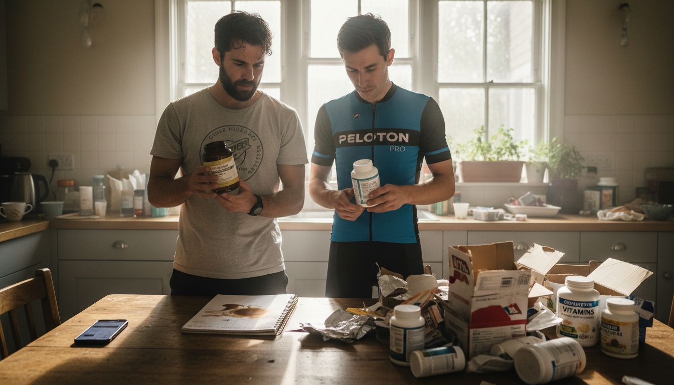 Athletes comparing whole-food and synthetic supplements
