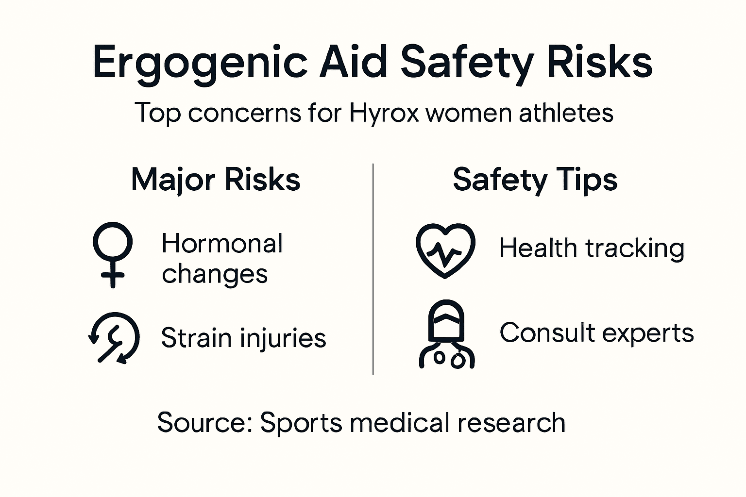Infographic outlining safety risks and tips