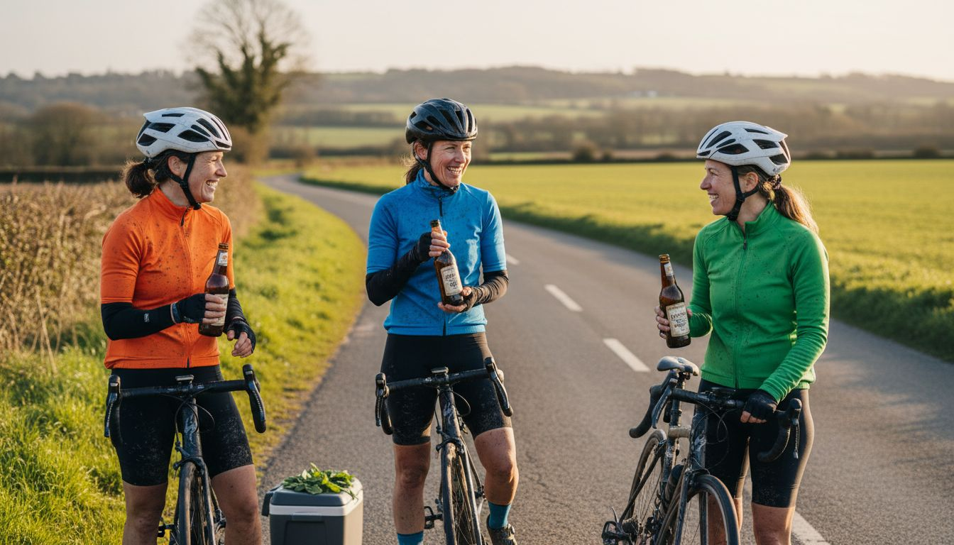 Female cyclists using beetroot extract for nutrition