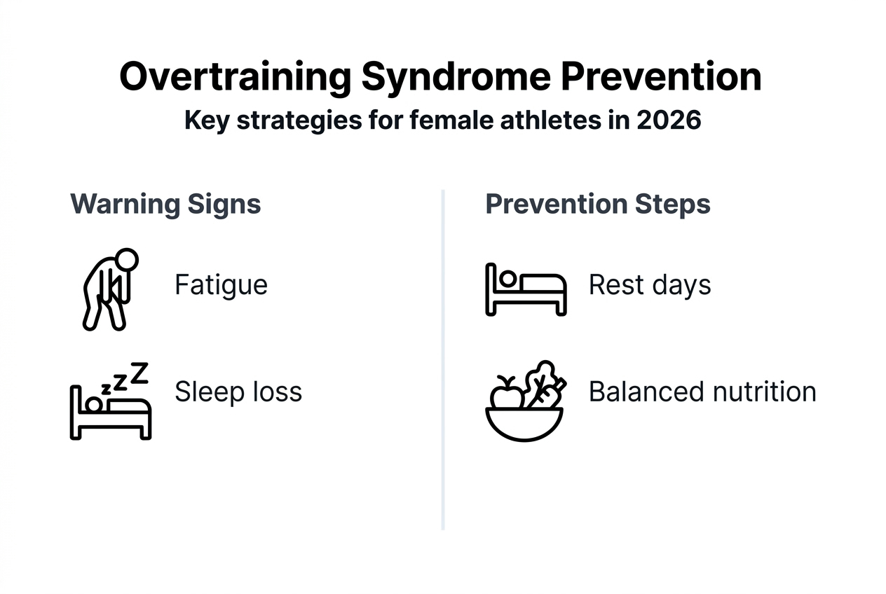 Infographic: signs and prevention for overtraining