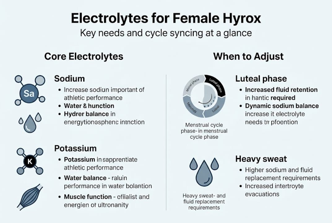 Infographic dietary electrolytes and cycle syncing