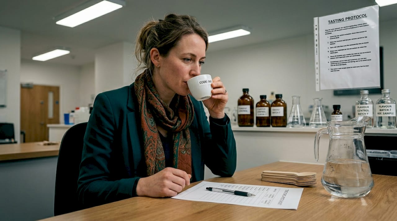 Lab taste test supplement evaluation