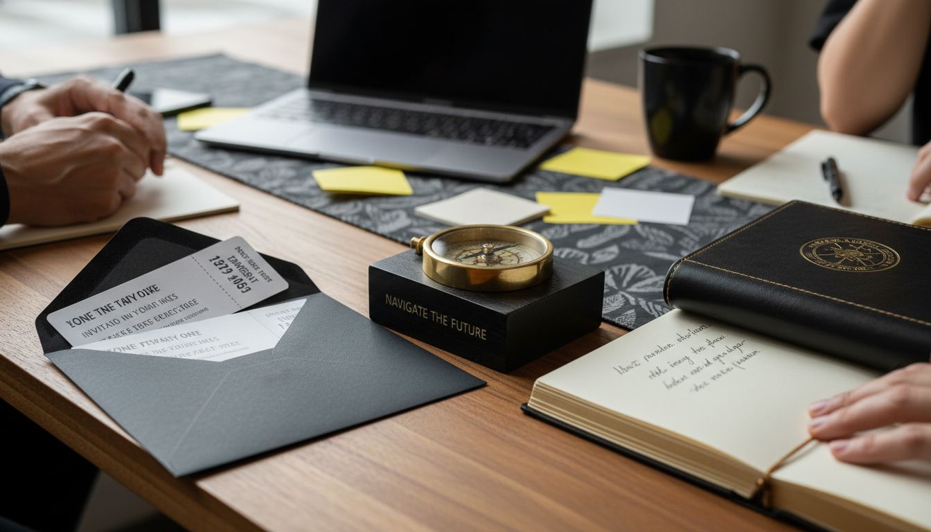 verschiedene Geschenkarten Szene