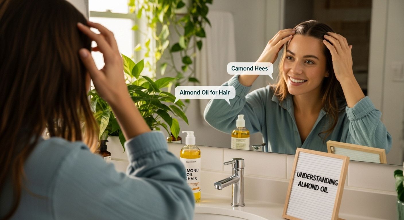 almond oil hair care