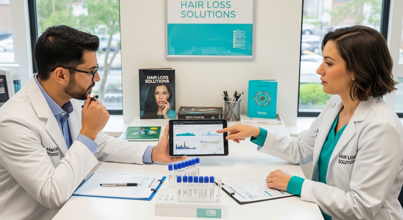 hair loss lab analysis team