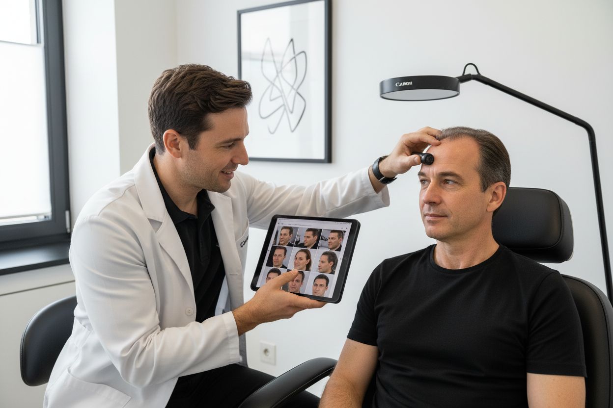 consultation dermatologue chute cheveux