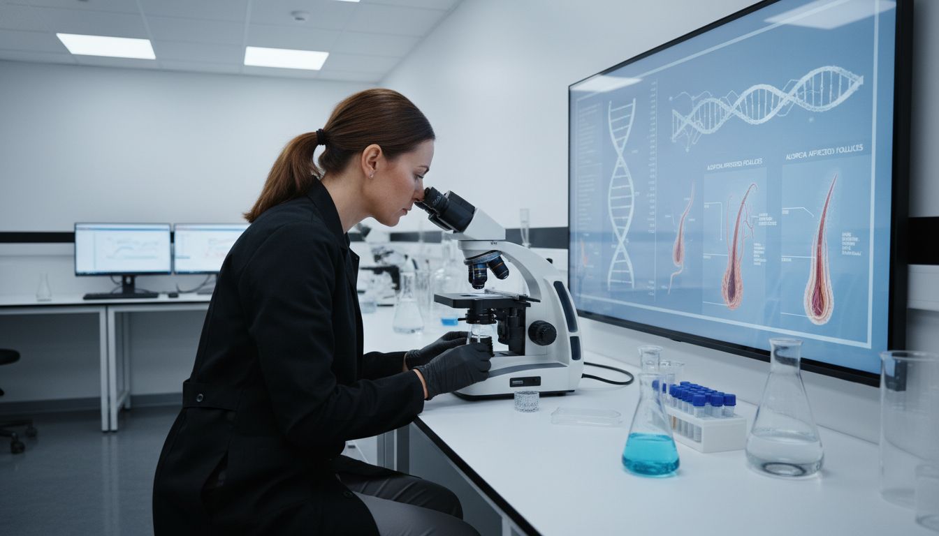 análisis genético cabello