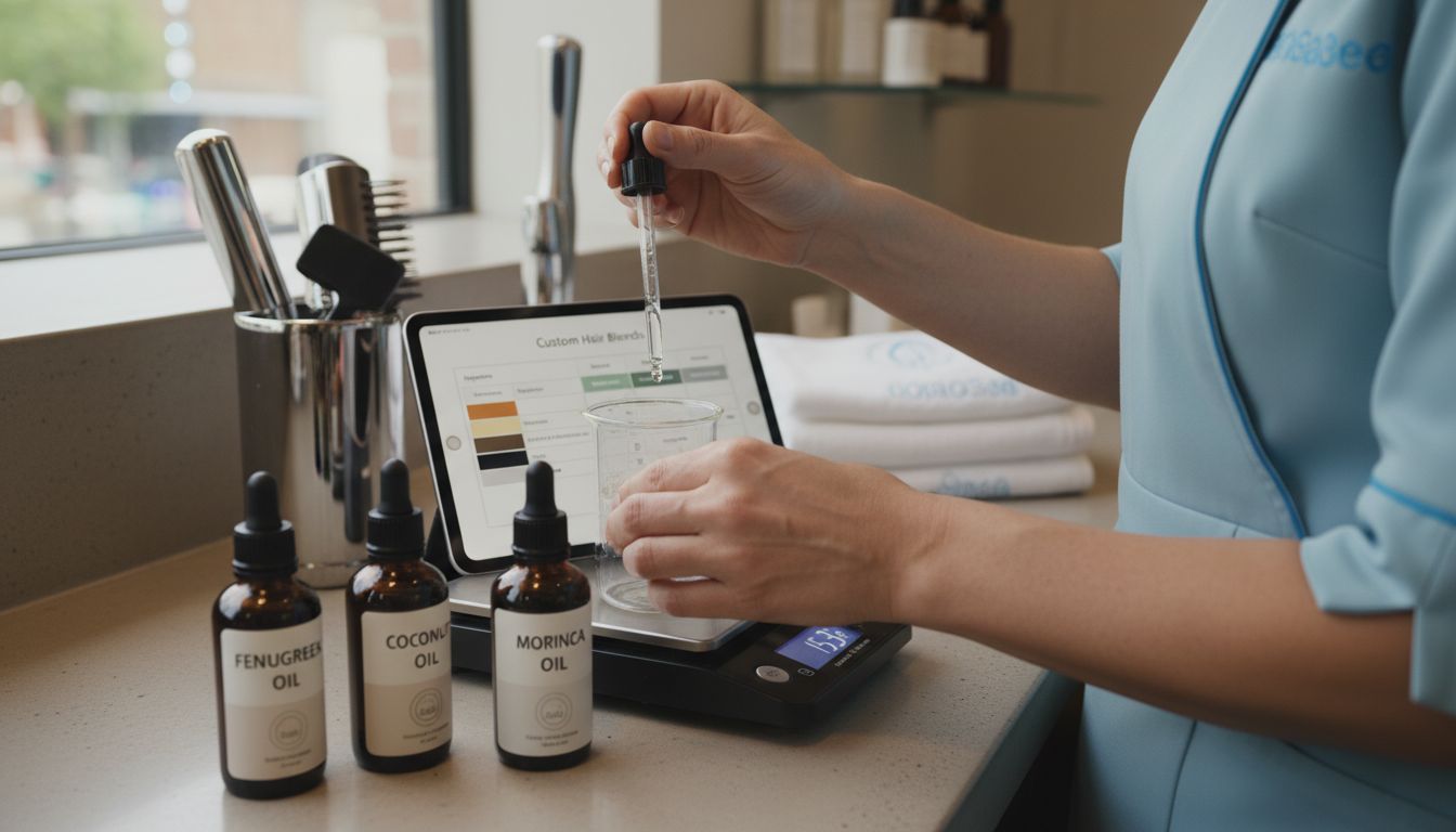 hair oil blend preparation