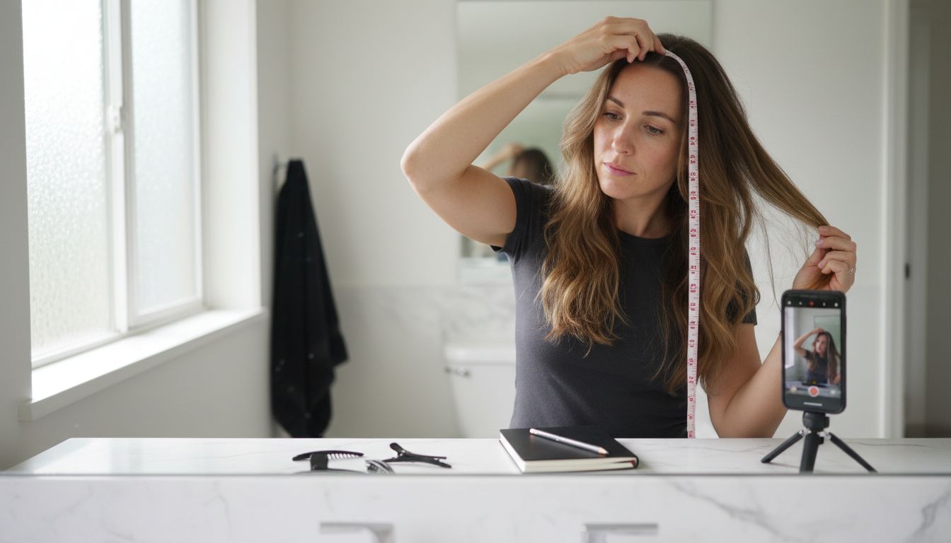 monthly hair tracking