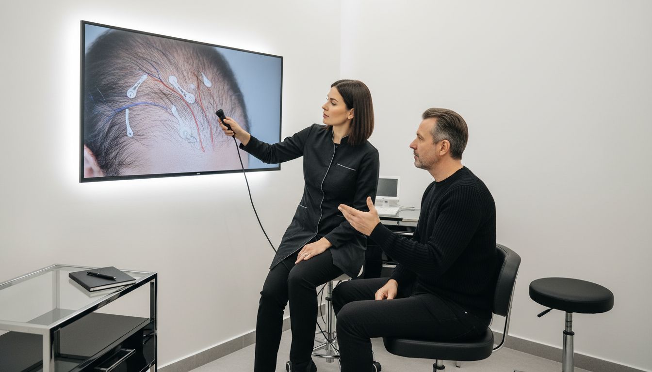 trichoscopie examen clinique