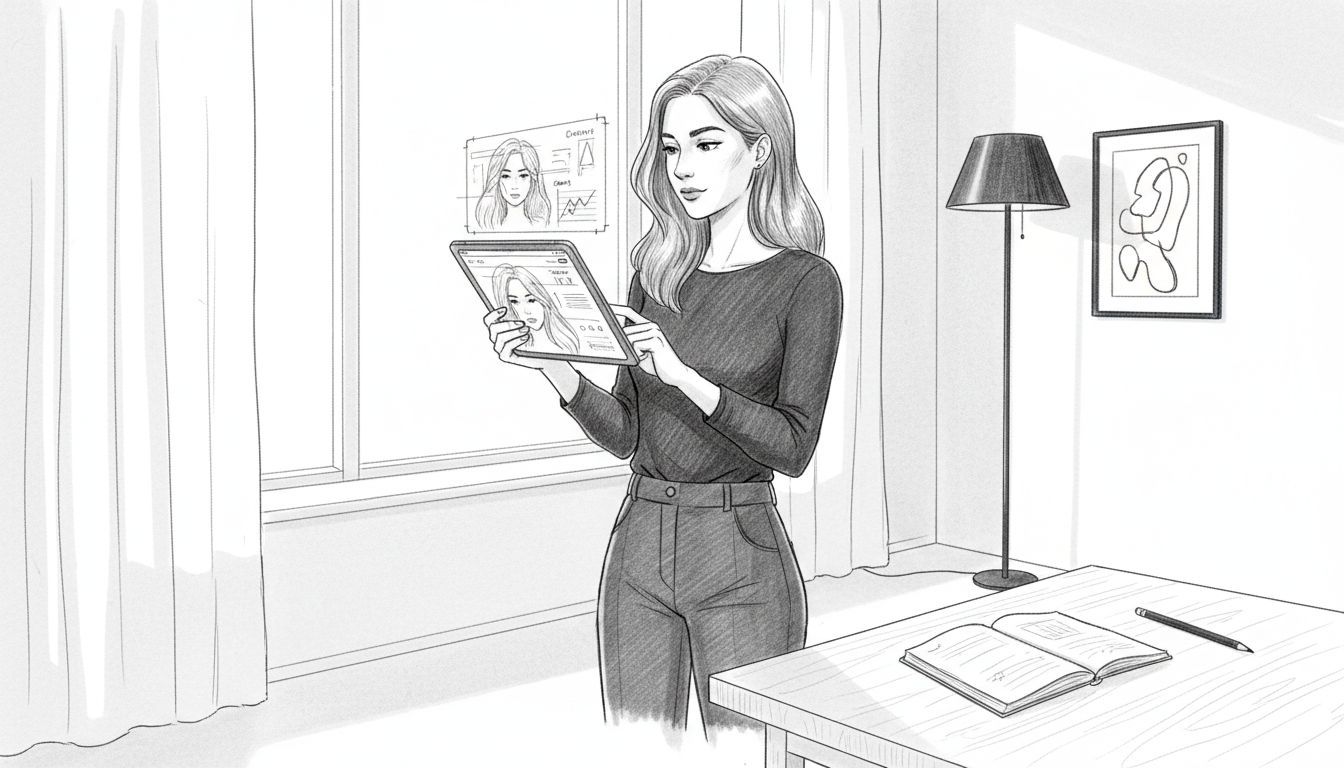 application scan cheveux