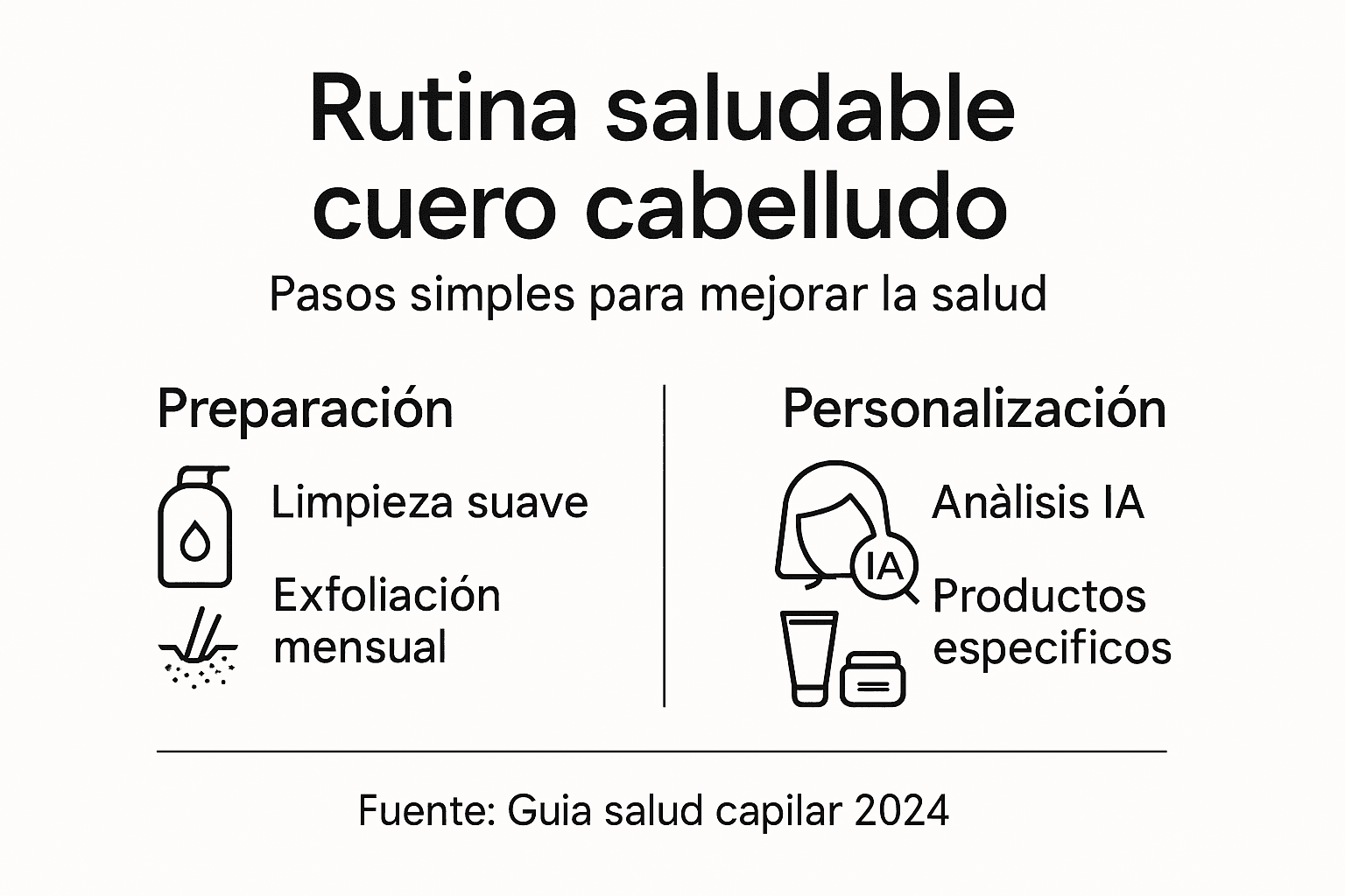 Guía visual para cuidar tu cabello paso a paso