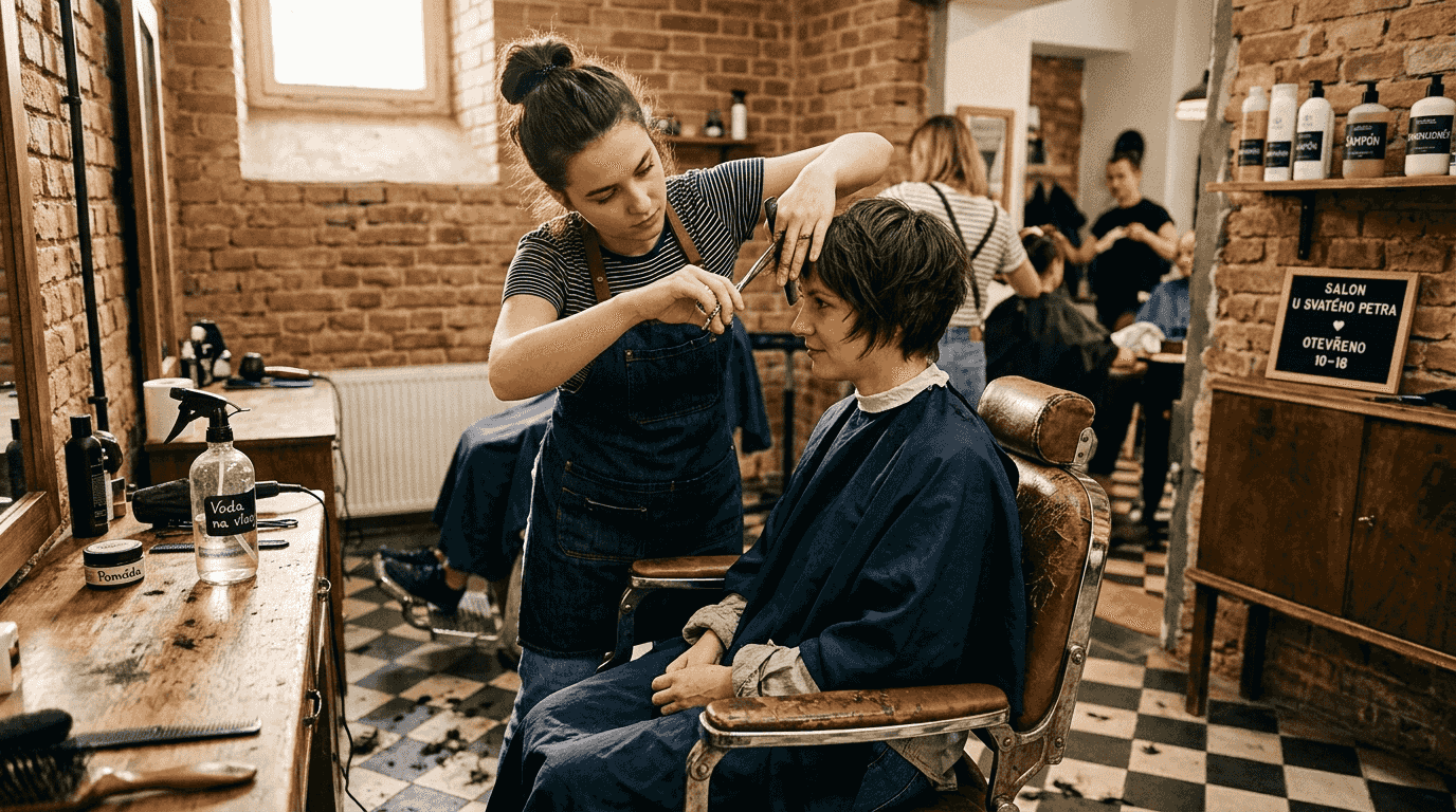 Účes bixie krásně zvýrazní zdravé a upravené vlasy.