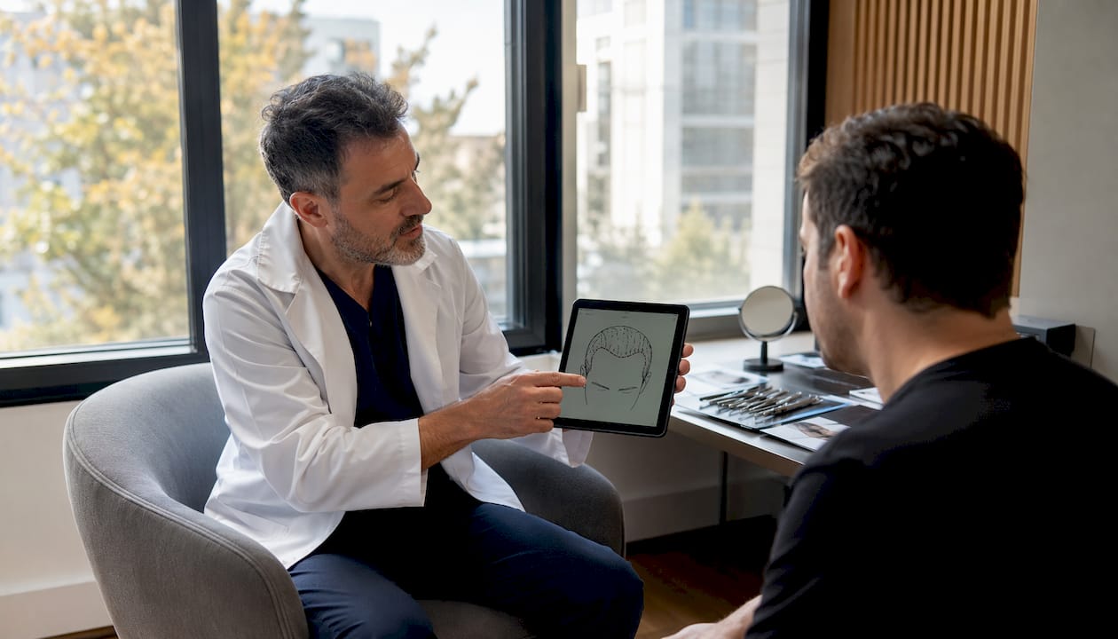 Consultation discussing transplant methods