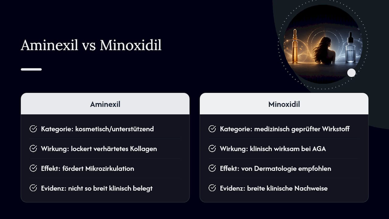 Wie wirken Kérastase Ampullen? Der Wirkstoff Aminexil erklärt — overview diagram