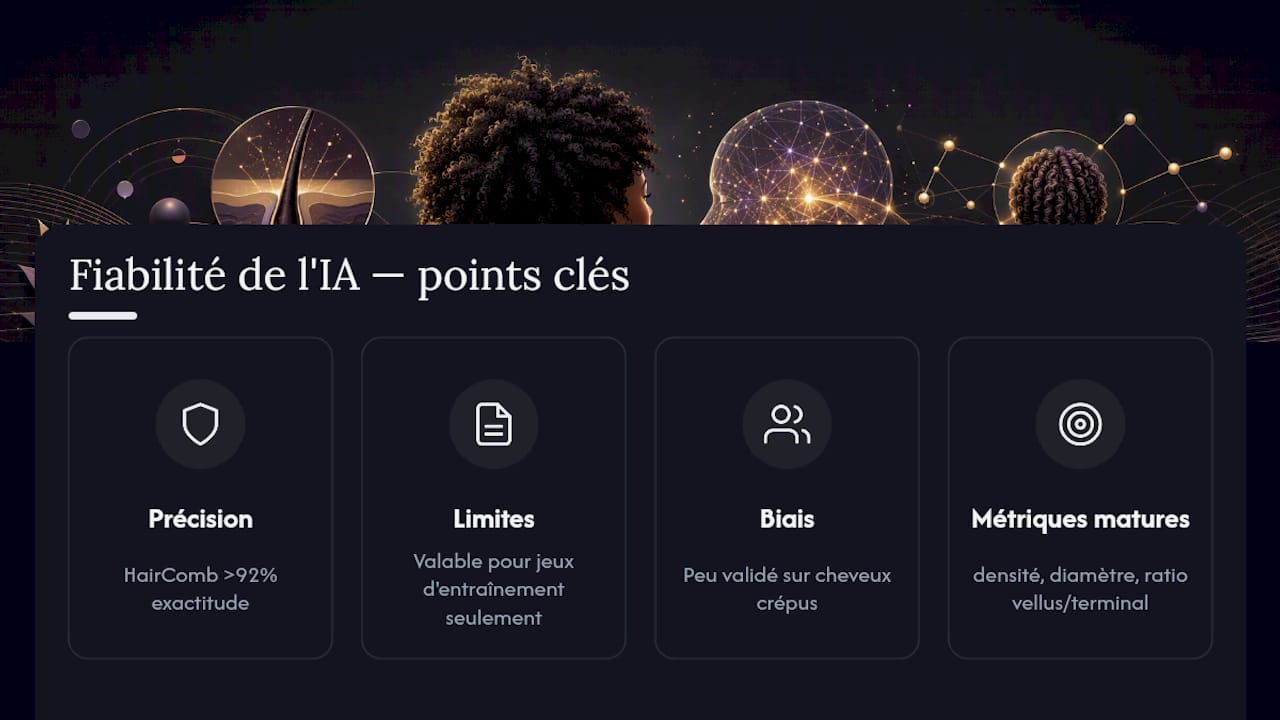 L'analyse IA est-elle fiable pour suivre la santé capillaire ? — overview diagram