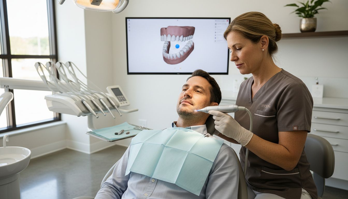 procedură laser dentar