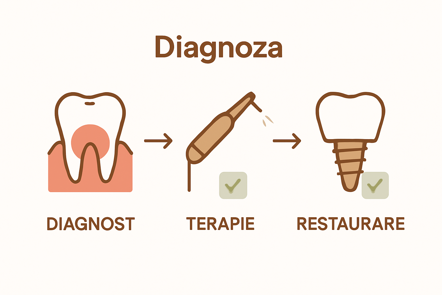 Infographic showing types of periodontal procedures